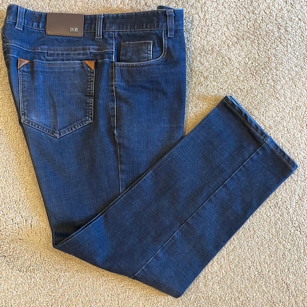 Enzo mens designer jeans